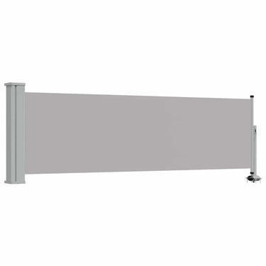 Vidaxl tuinscherm uittrekbaar 80x300 cm grijs