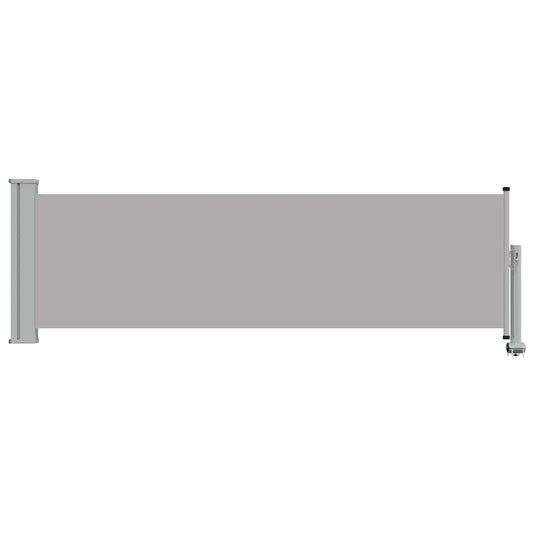Vidaxl tuinscherm uittrekbaar 80x300 cm grijs
