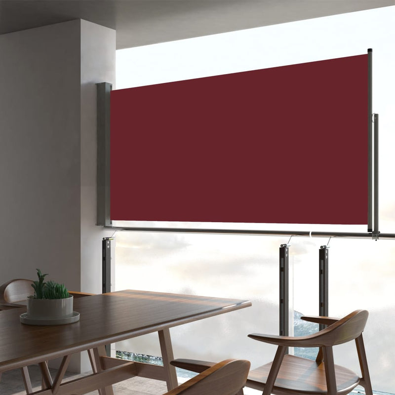 Load image into Gallery viewer, VidaXL Tuinscherm uittrekbaar 80x300 cm rood
