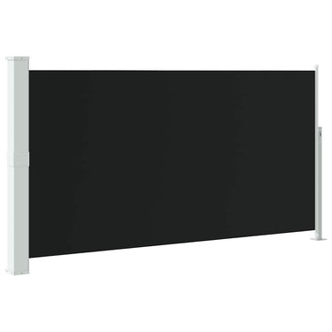Vidaxl tuinscherm uittrekbaar 170x300 cm zwart
