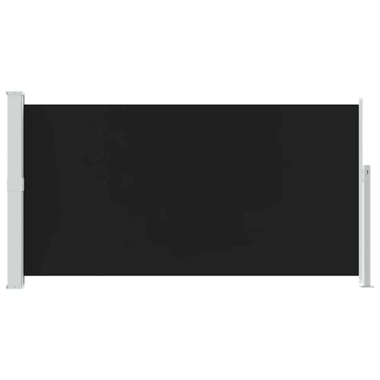 Vidaxl tuinscherm uittrekbaar 170x300 cm zwart