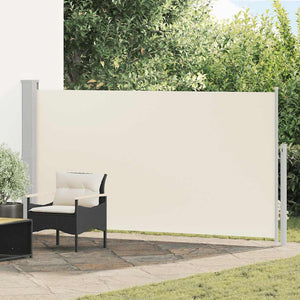 Vidaxl tuinscherm uittrekbaar 170x300 cm crème