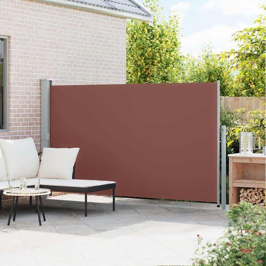 Vidaxl tuinscherm uittrekbaar 170x300 cm bruin