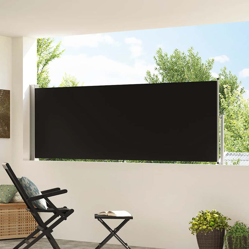 Load image into Gallery viewer, Vidaxl tuinscherm uittrekbaar 100x300 cm zwart
