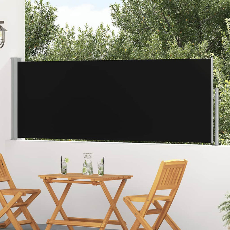Load image into Gallery viewer, Vidaxl tuinscherm uittrekbaar 100x300 cm zwart
