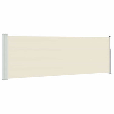 Vidaxl tuinscherm uittrekbaar 100x300 cm crème