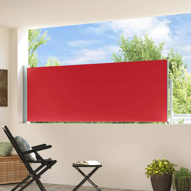 Load image into Gallery viewer, Vidaxl tuinscherm uittrekbaar 100x300 cm rood
