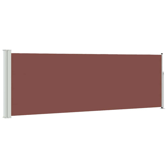 Vidaxl tuinscherm uittrekbaar 100x300 cm bruin