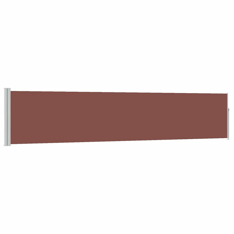 Load image into Gallery viewer, Vidaxl tuinscherm uittrekbaar 100x500 cm bruin
