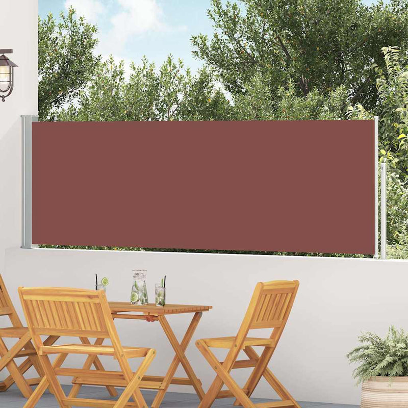 Load image into Gallery viewer, Vidaxl tuinscherm uittrekbaar 100x500 cm bruin
