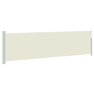Vidaxl tuinscherm uittrekbaar 140x500 cm crème