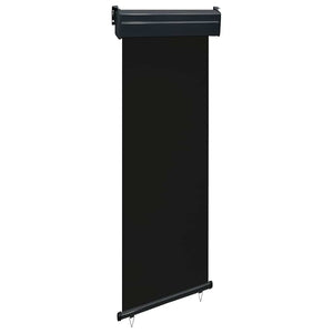 Vidaxl balkonscherm 65x250 cm zwart