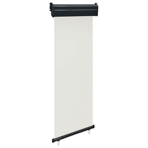 Vidaxl balkonscherm 65x250 cm crèmekleurig