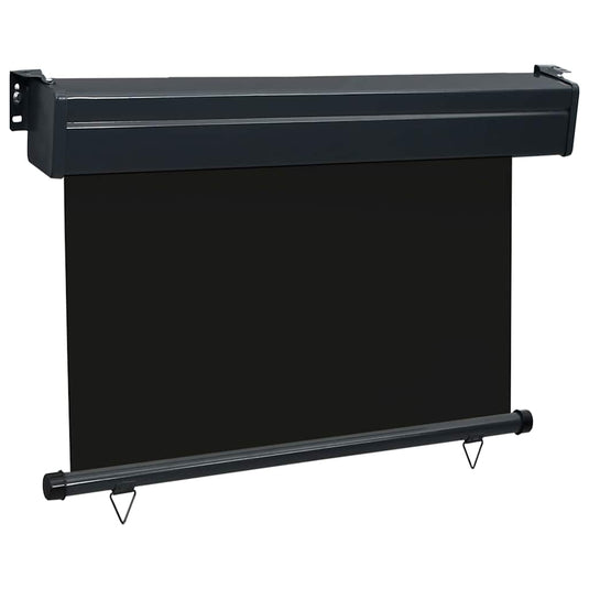 Vidaxl balkonscherm 85x250 cm zwart
