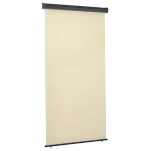 Vidaxl balkonscherm 125x250 cm crèmekleurig