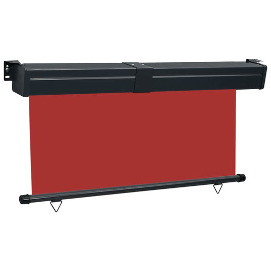 Vidaxl balkonscherm 175x250 cm rood