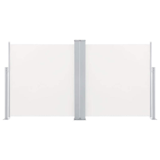 Vidaxl windscherm uittrekbaar 100x600 cm crème