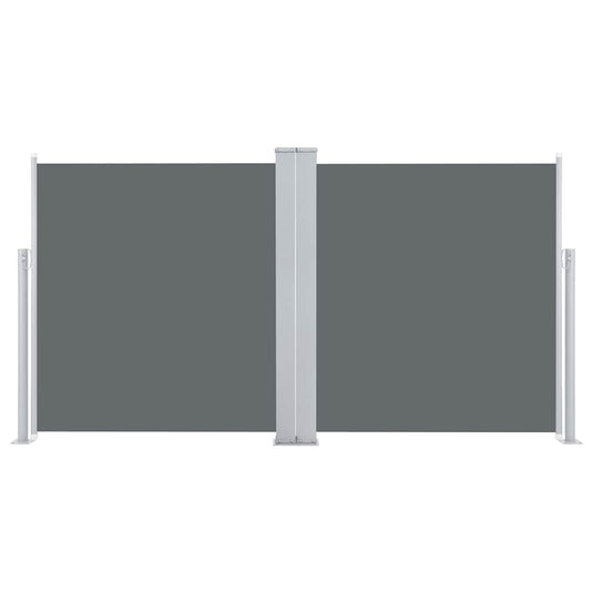Vidaxl windscherm uittrekbaar 120x600 cm antraciet