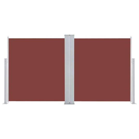 Vidaxl windscherm uittrekbaar 120x600 cm bruin