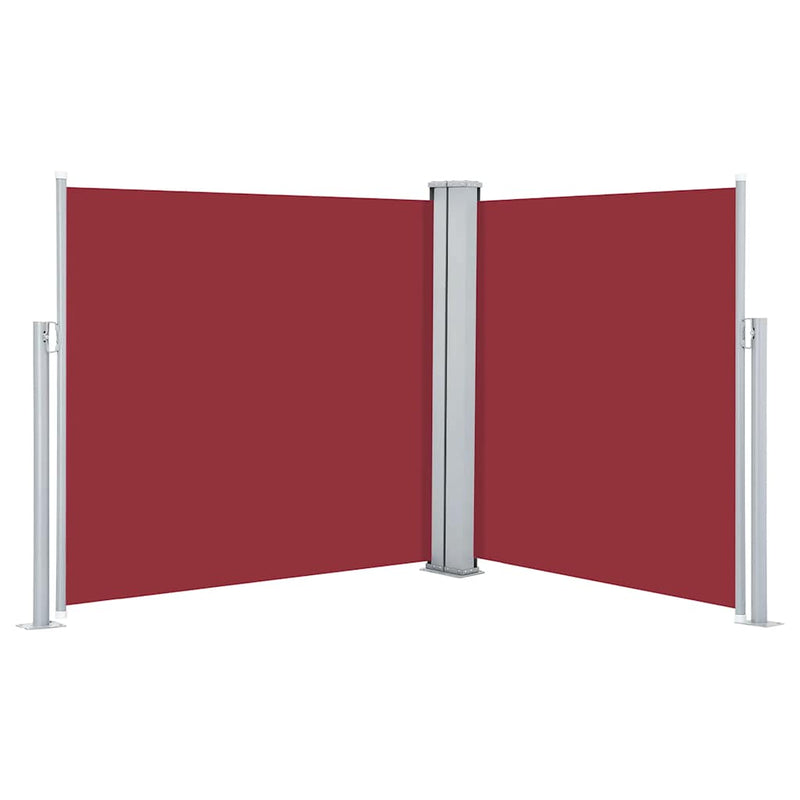 Load image into Gallery viewer, Vidaxl windscherm uittrekbaar 120x600 cm rood
