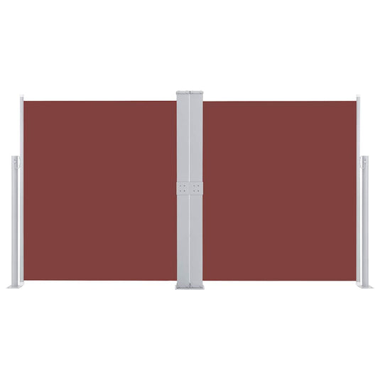 Vidaxl windscherm uittrekbaar 140x600 cm bruin