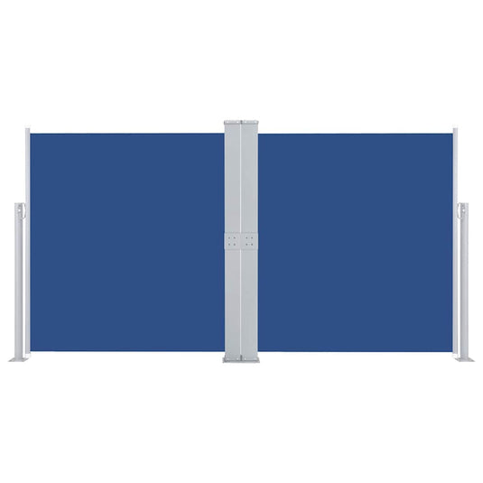 Vidaxl windscherm uittrekbaar 140x600 cm blauw