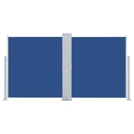 Vidaxl windscherm uittrekbaar 160x600 cm blauw