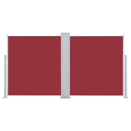 Vidaxl windscherm uittrekbaar 170x600 cm rood