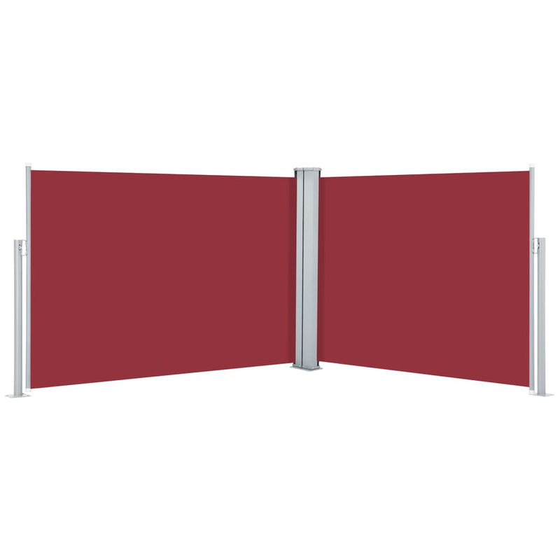 Load image into Gallery viewer, Vidaxl windscherm uittrekbaar 100x1000 cm rood
