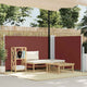 Vidaxl windscherm uittrekbaar 120x1000 cm bruin