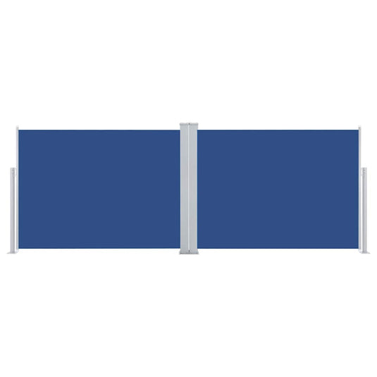 Vidaxl windscherm uittrekbaar 120x1000 cm blauw