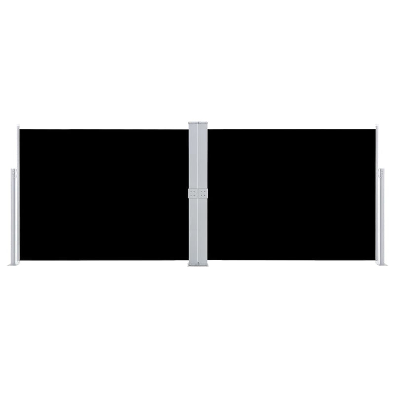Load image into Gallery viewer, Vidaxl windscherm uittrekbaar 140x1000 cm zwart

