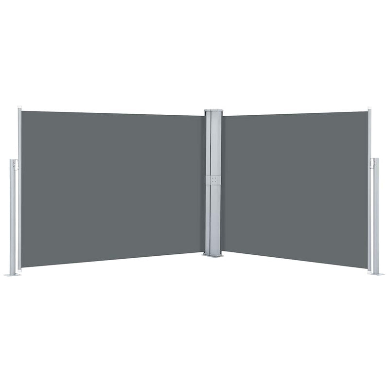 Load image into Gallery viewer, Vidaxl windscherm uittrekbaar 140x1000 cm antraciet
