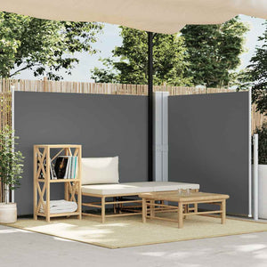 Vidaxl windscherm uittrekbaar 140x1000 cm antraciet