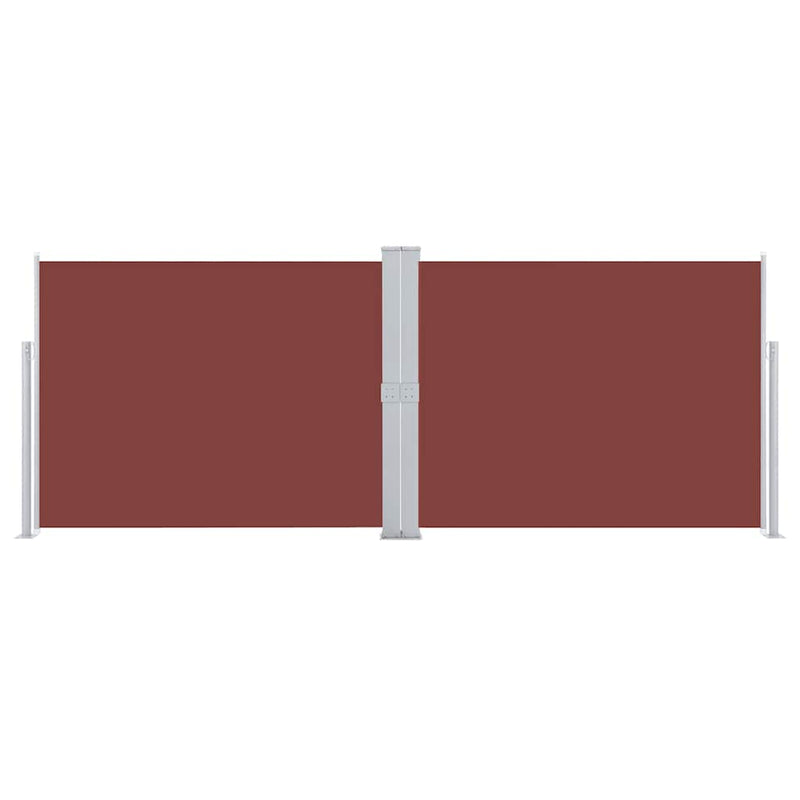 Load image into Gallery viewer, Vidaxl windscherm uittrekbaar 140x1000 cm bruin
