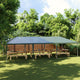 Vidaxl partytent professioneel 90 g m² 4x9 m groen