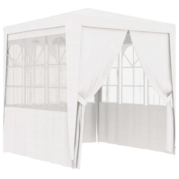 VidaXL Partytent met zijwanden professioneel 90 g m² 2x2 m wit