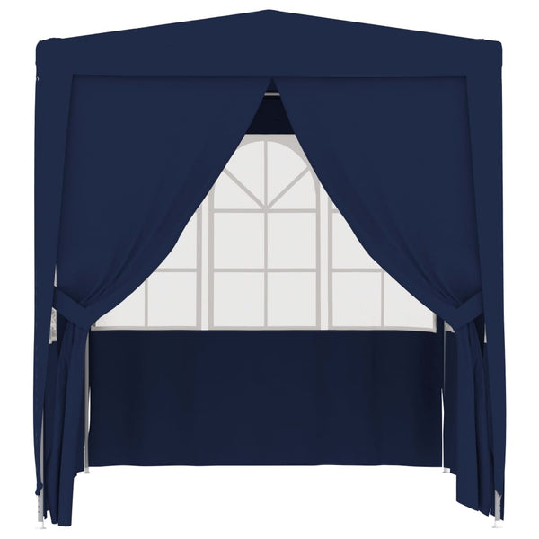 VidaXL Partytent met zijwanden professioneel 90 g m² 2x2 m blauw