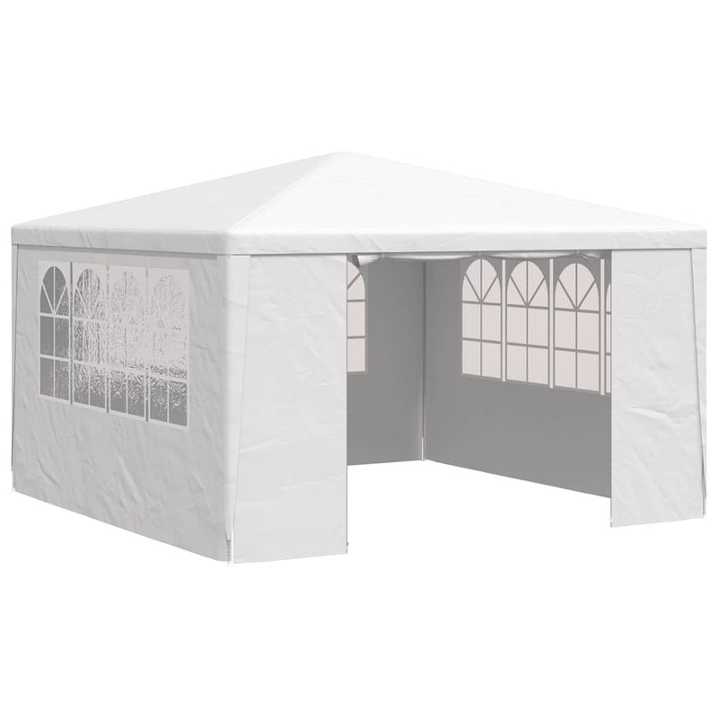 Load image into Gallery viewer, Vidaxl partytent met zijwanden professioneel 90 g m² 4x4 m wit
