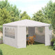 Vidaxl partytent met zijwanden professioneel 90 g m² 4x4 m wit