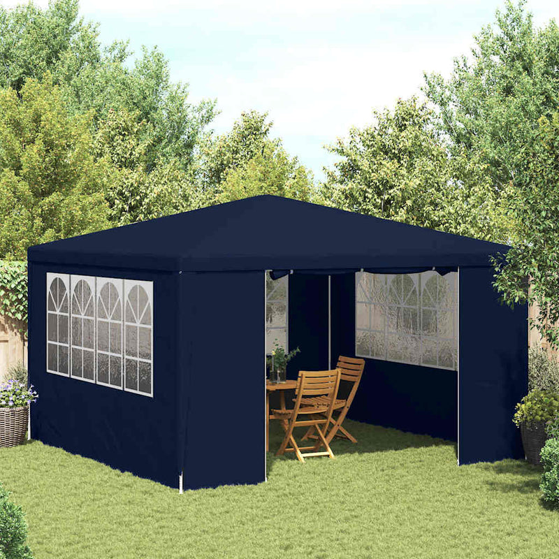 Load image into Gallery viewer, Vidaxl partytent met zijwanden professioneel 90 g m² 4x4 m blauw
