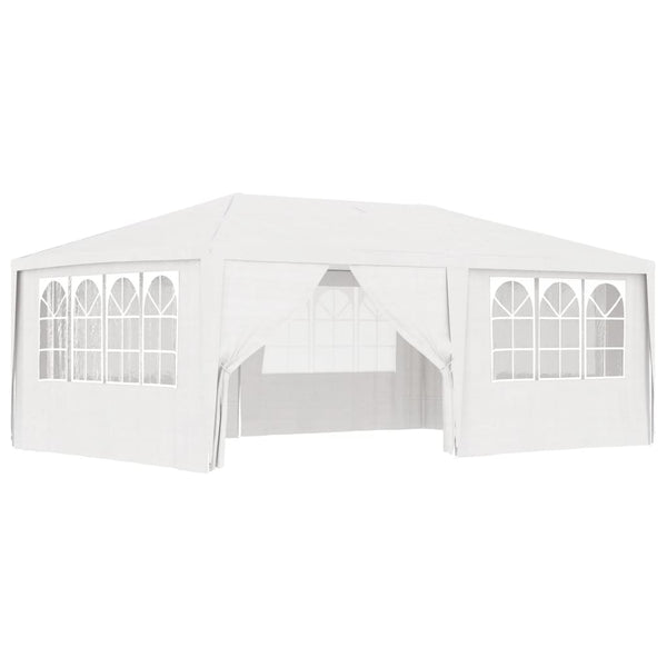 VidaXL Partytent met zijwanden professioneel 90 g m² 4x6 m wit