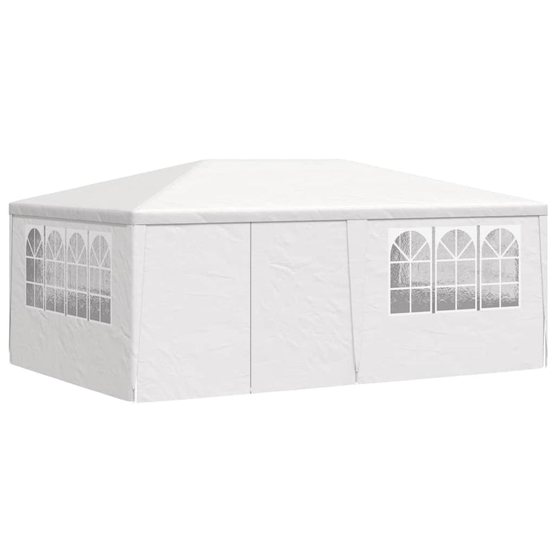Load image into Gallery viewer, Vidaxl partytent met zijwanden professioneel 90 g m² 4x6 m wit
