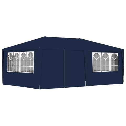 VidaXL Partytent met zijwanden professioneel 90 g m² 4x6 m blauw