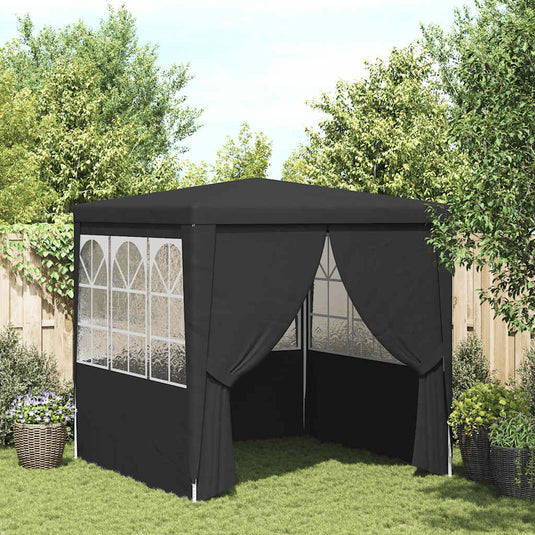 Vidaxl partytent met wanden professioneel 90 g m² 2,5x2,5 m antraciet