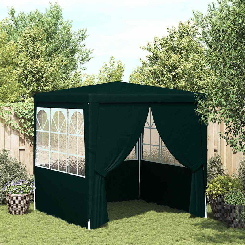 Load image into Gallery viewer, Vidaxl partytent met zijwanden professioneel 90 g m² 2,5x2,5 m groen
