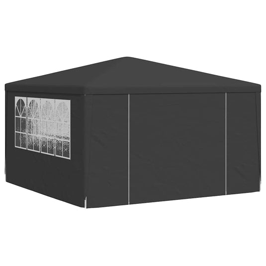 Vidaxl partytent met zijwanden professioneel 90 g m² 4x4 m antraciet