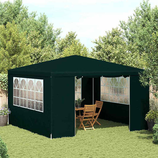 Vidaxl partytent met zijwanden professioneel 90 g m² 4x4 m groen