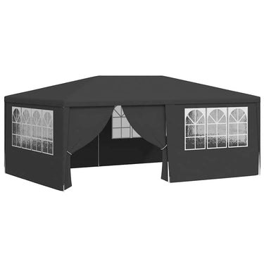 Vidaxl partytent met zijwanden professioneel 90 g m² 4x6 m antraciet