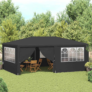 Vidaxl partytent met zijwanden professioneel 90 g m² 4x6 m antraciet